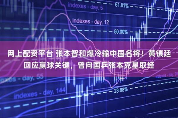 网上配资平台 张本智和爆冷输中国名将！黄镇廷回应赢球关键，曾向国乒张本克星取经