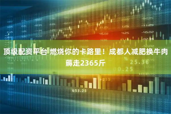 顶级配资平台 燃烧你的卡路里！成都人减肥换牛肉薅走2365斤